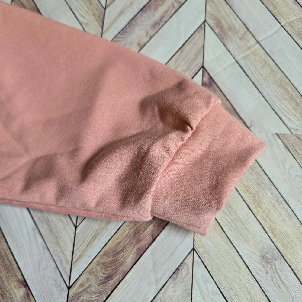 Kids' Bowknot Ruched Pink Sweater Girl's Crewneck Pullover Star Sweatshirt 3-4Y